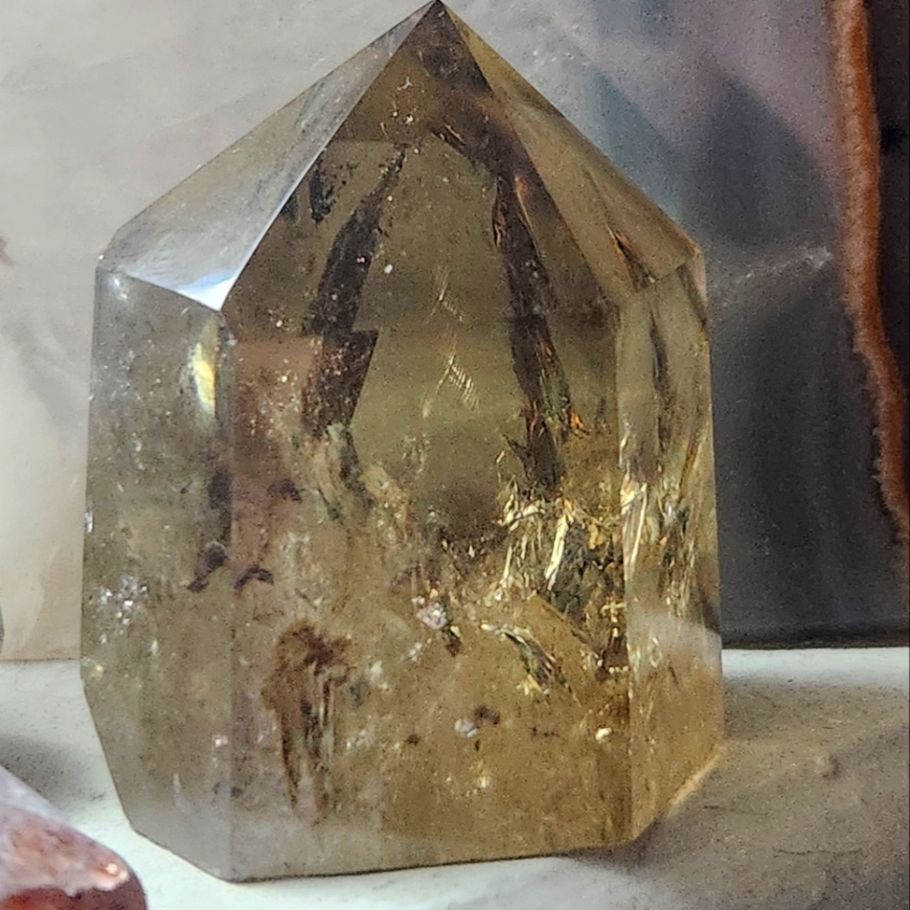 Smokey citrine tower